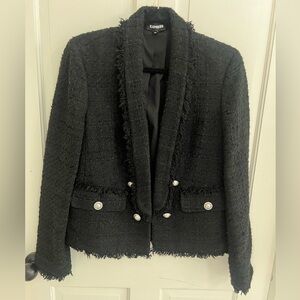 Express tweed black jacket